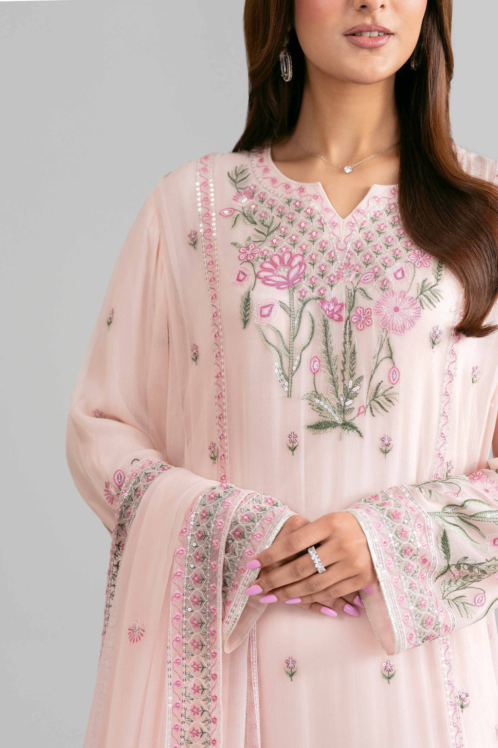 Original Nishat 3 Piece - Embroidered Suit - 42619958 | Buy Online in Pakistan