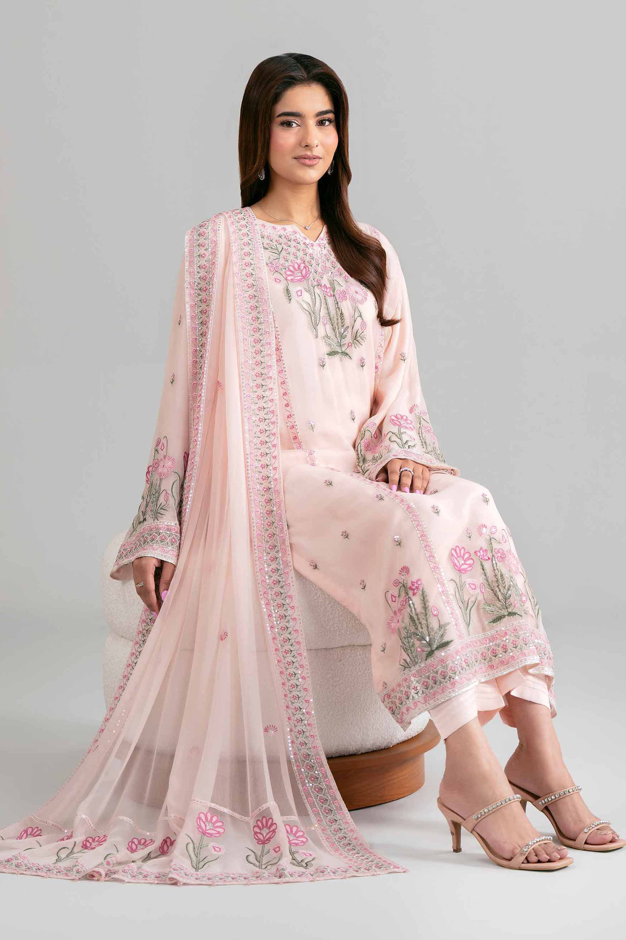 Original Nishat 3 Piece - Embroidered Suit - 42619958 | Buy Online in Pakistan